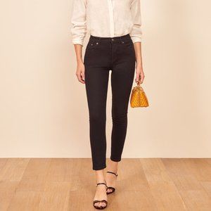 Reformation Serena High Skinny Crop